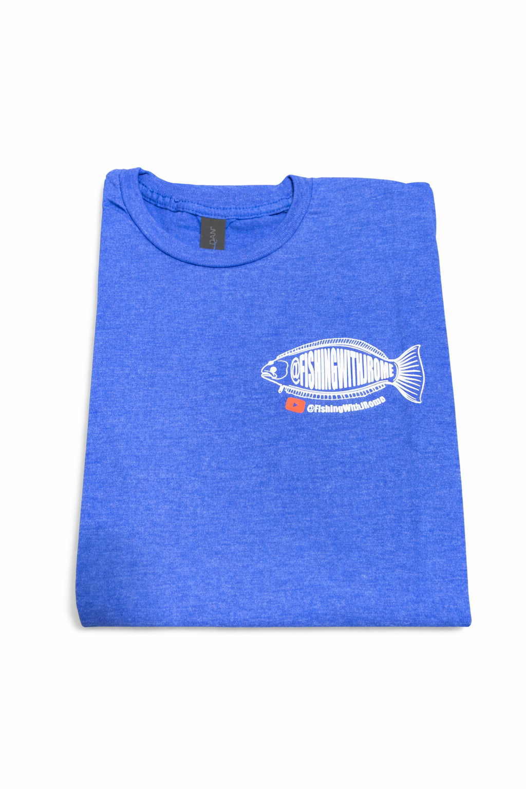 Fishing With JRome Logo Short-Sleeve T-Shirt (Blue)
