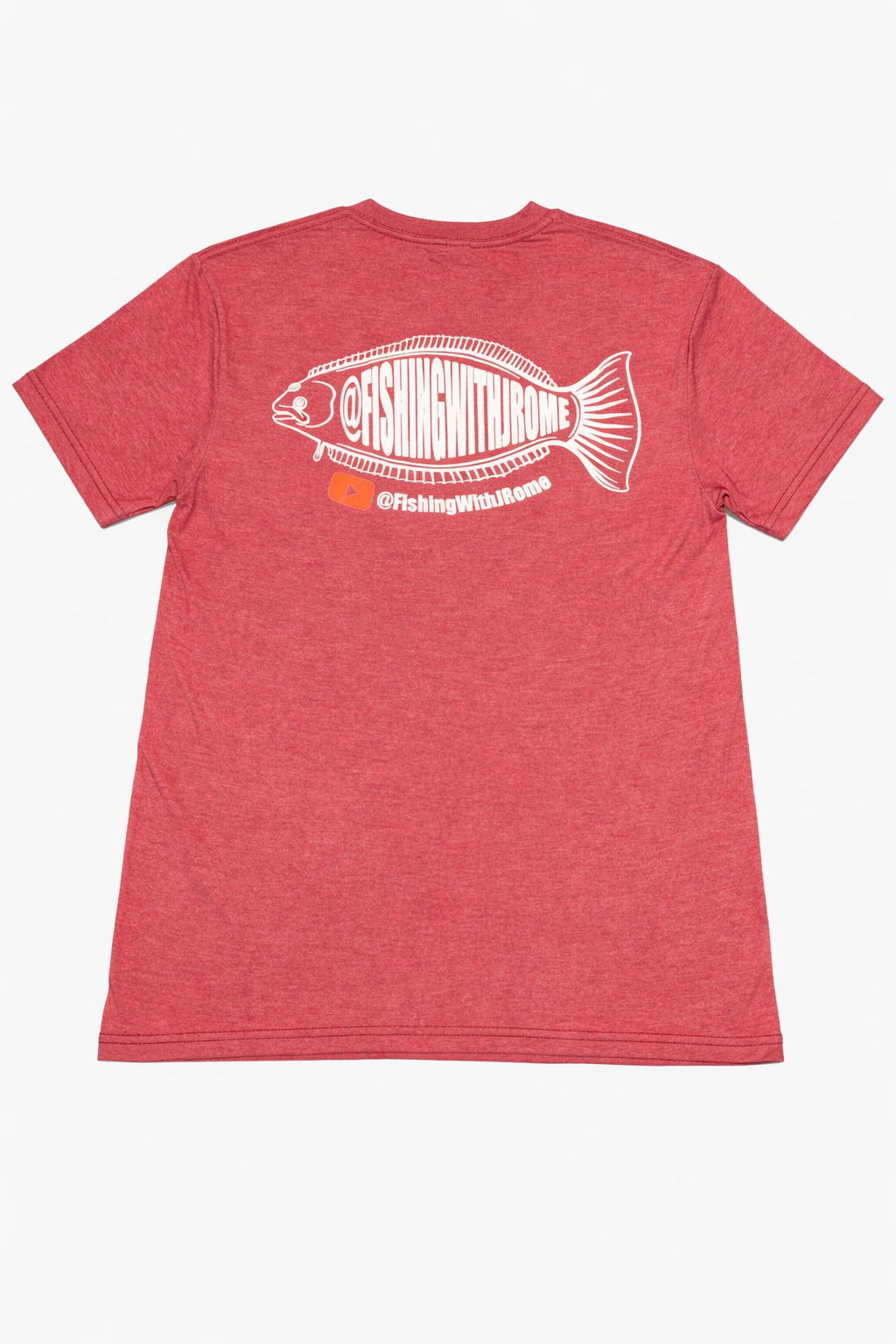 Fishing With JRome Logo Short-Sleeve T-Shirt (Burgundy)