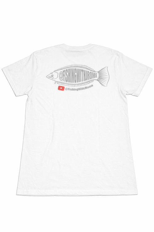 Fishing With JRome Logo Short-Sleeve T-Shirt (White)