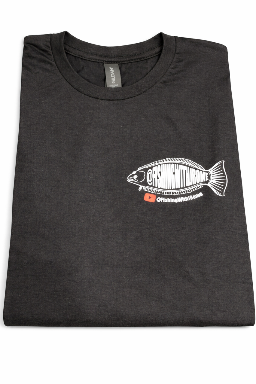 Fishing With JRome Logo Short-Sleeve T-Shirt (Black)