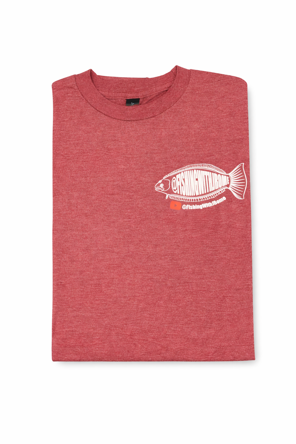 Fishing With JRome Logo Short-Sleeve T-Shirt (Burgundy)